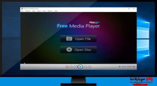 تحميل برنامج Macgo Free Media Player 2025 لتشغيل الصوت والفيديو على الكمبيوتر مجانا Macgo Free Media Player