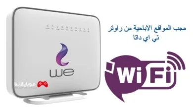 حجب المواقع الاباحية من راوتر تي اي داتا