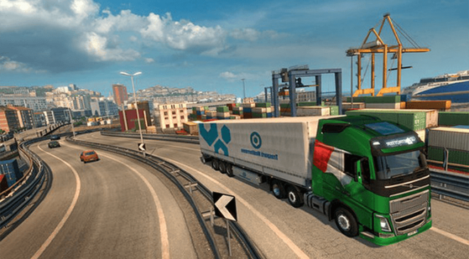 لعبة euro truck simulator 2 كاملة