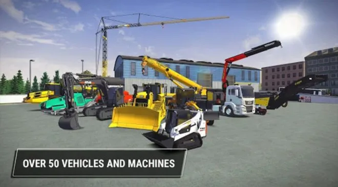 تحميل لعبة محاكاة البناء Construction Simulator 3 مهكرة Apk للاندرويد 2025 اخر اصدار مجانا