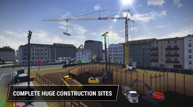 تحميل لعبة محاكاة البناء Construction Simulator 3 مهكرة Apk للاندرويد 2025 اخر اصدار مجانا