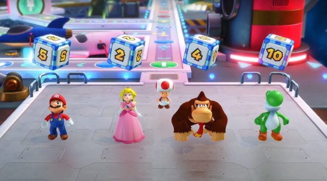 mario party superstars rolling dice