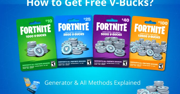 افضل موقع يعطي بطاقات فيبوكس مجانية 2025 V-Bucks Fortnit بطاقات فيبوكس مجانية