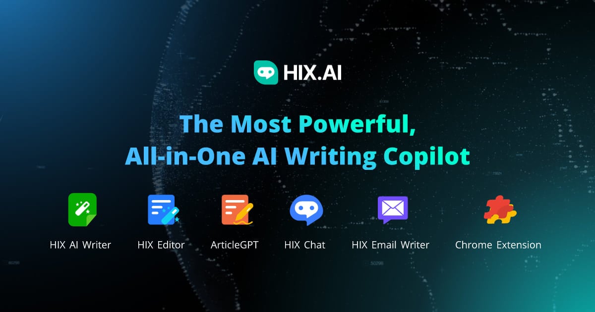 hix ai the most powerful all in one ai writing copilot