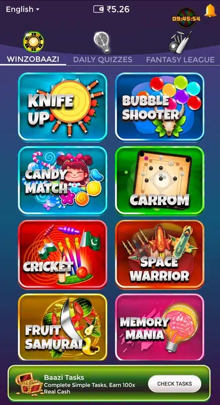 تنزيل برنامج WinZo مهكر Apk للاندرويد 2025 اخر اصدار مجانا