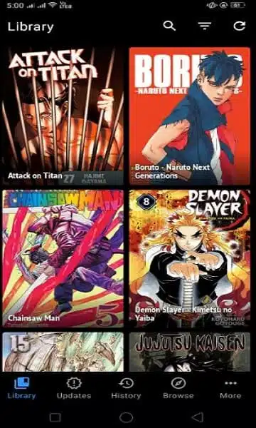 تحميل تطبيق مانجا Mihon Tachiyomi Apk للاندرويد 2025 اخر اصدار مجانا