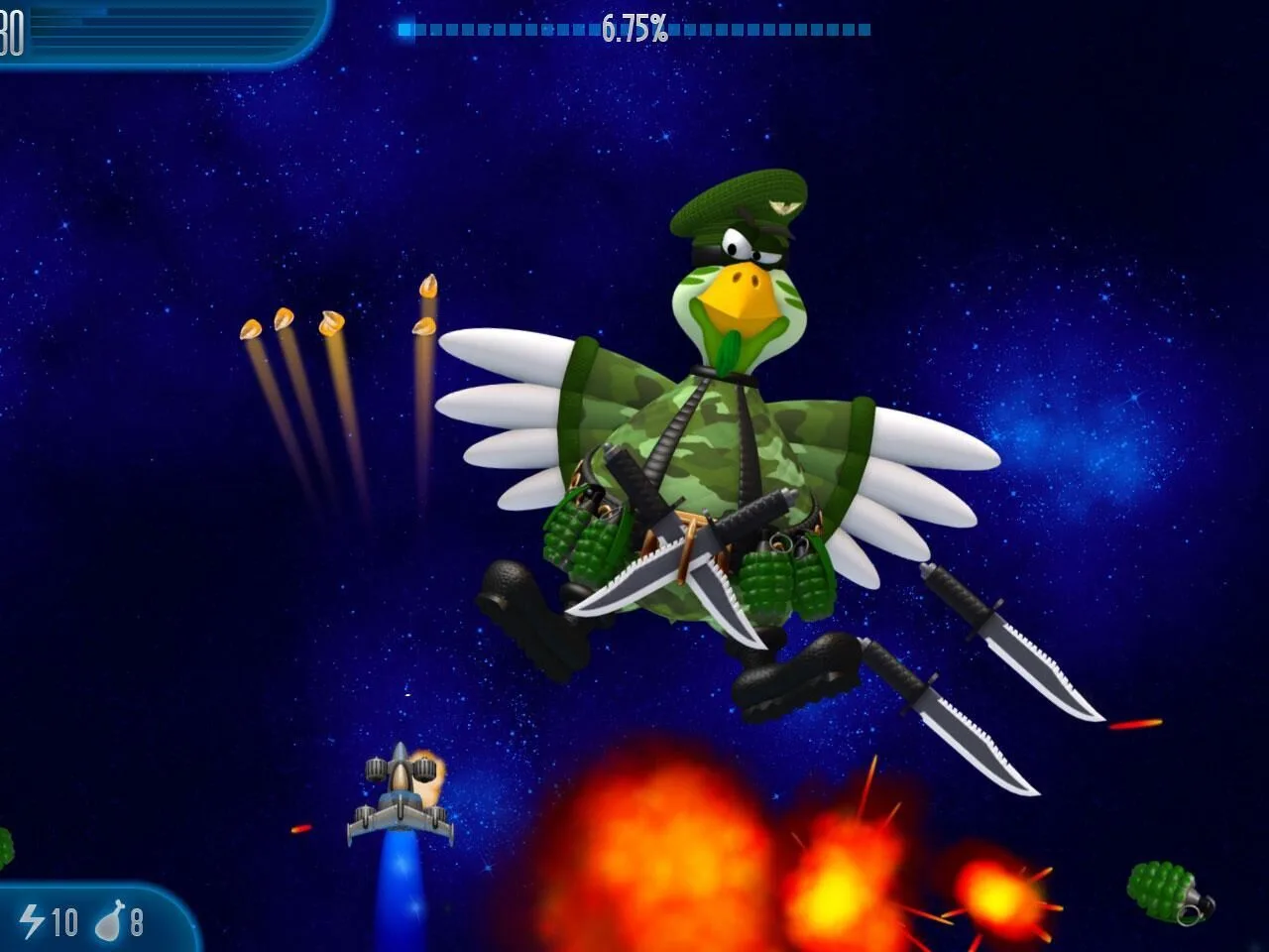 تحميل لعبة الفراخ Chicken Invaders Apk للاندرويد 2025 جميع الاصدارات مجانا