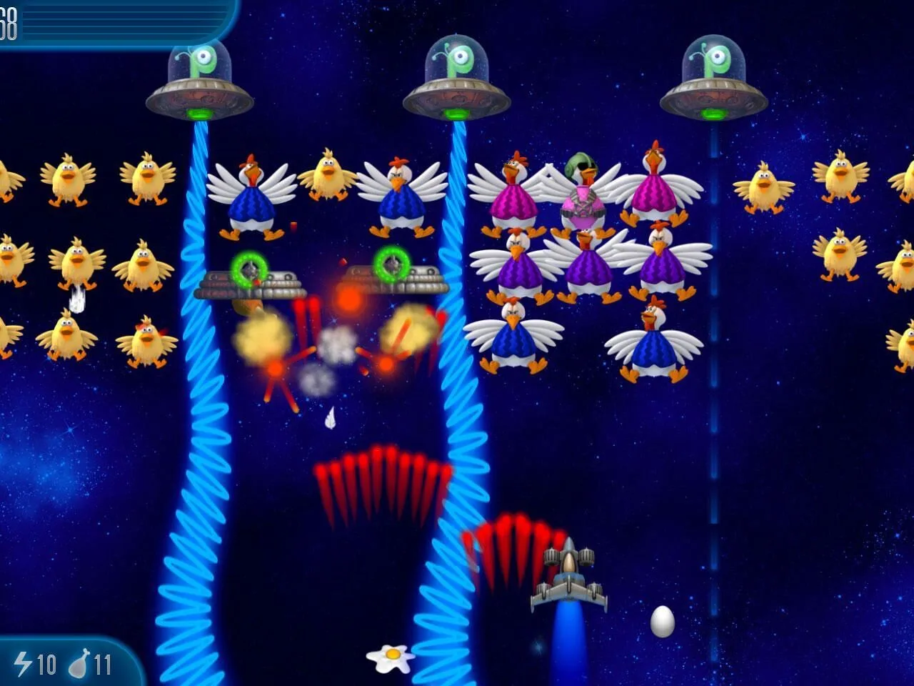 تحميل لعبة الفراخ Chicken Invaders Apk للاندرويد 2025 جميع الاصدارات مجانا