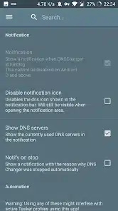 تحميل تطبيق DNSChanger for IPv4/IPv6 للاندرويد 2025 اخر اصدار مجانا