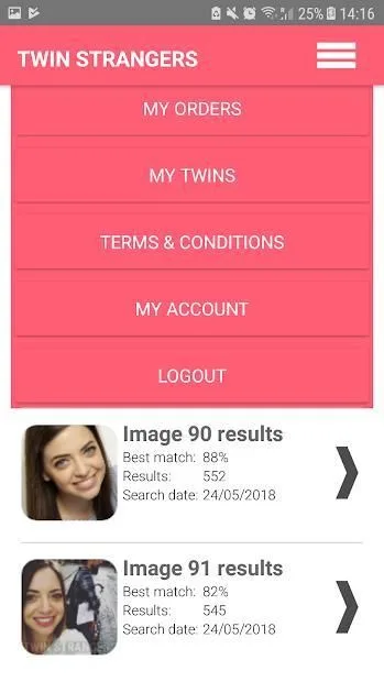 تحميل تطبيق Twin Strangers لمعرفة شبيهك في العالم 2025 للاندرويد مجانا