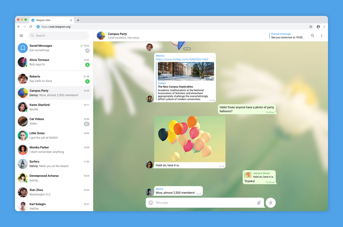 telegram web