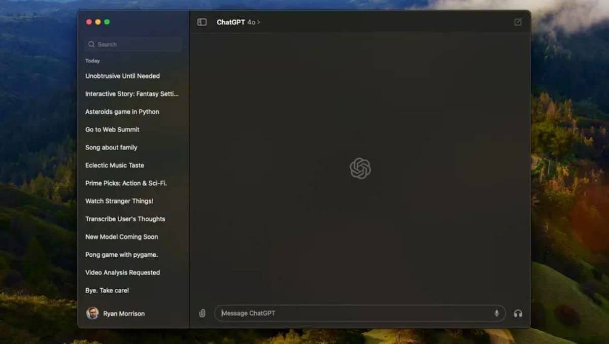 ChatGPT App Mac