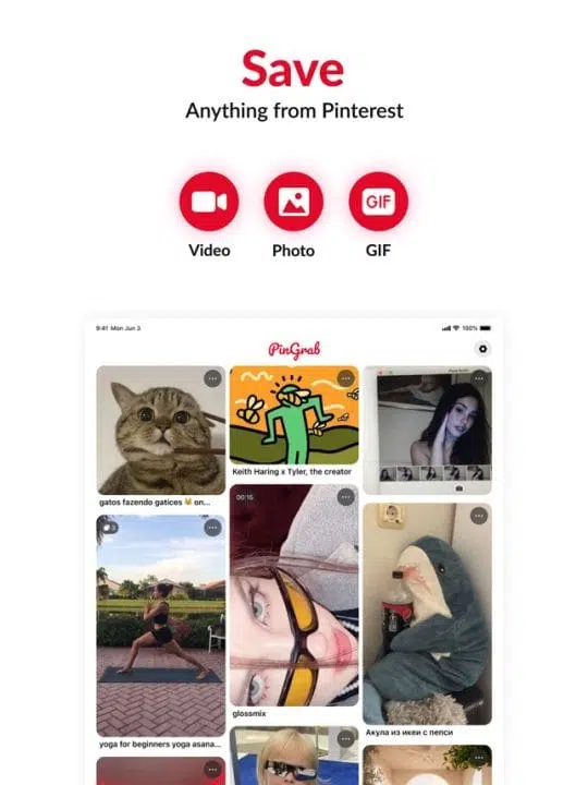 تحميل تطبيق PinGrab Apk لتحميل فيديوهات Pinterest للاندرويد 2025 اخر اصدار مجانا