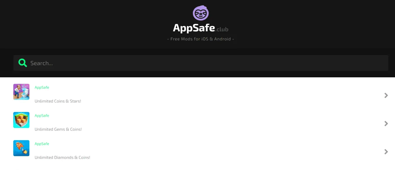رابط موقع Appsafe Club لتحميل الالعاب والتطبيقات المهكرة Apk للاندرويد 2025 اخر اصدار مجانا appsafe club