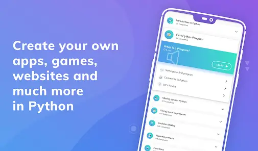 تحميل تطبيق Learn Python مهكر تعلم برمجة بايثون للاندرويد 2025 اخر اصدار مجانا