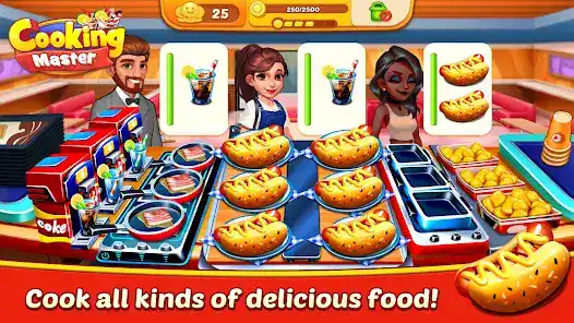 تحميل لعبة Cooking Master مهكرة Apk للاندرويد 2025 اخر اصدار مجانا