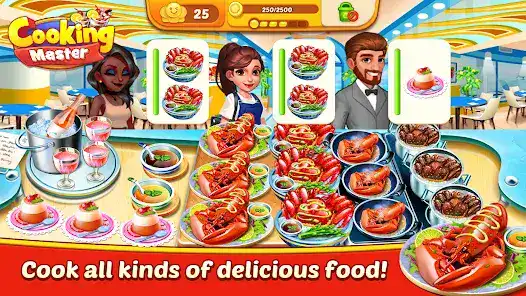 تحميل لعبة Cooking Master مهكرة Apk للاندرويد 2025 اخر اصدار مجانا