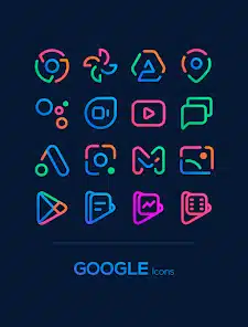 تحميل تطبيق Linebit Icon Pack مهكر Apk للاندرويد 2025 اخر اصدار مجانا