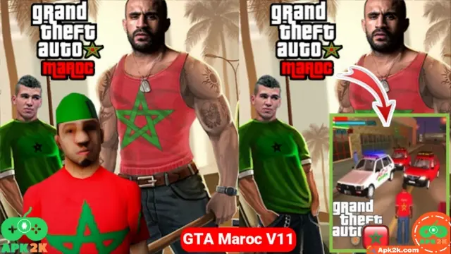 لعبة gta maroc apk النسخة المغربية للاندرويد حجم صغير