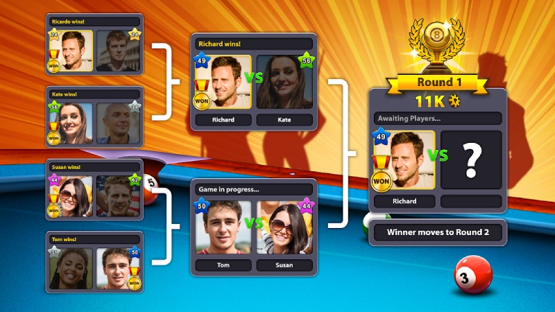 8 Ball Pool مهكرة 3 1