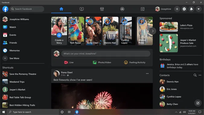 تحميل برنامج فيس بوك facebook للكمبيوتر 2025 اخر اصدار مجاناً