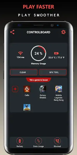 تحميل تطبيق Game Booster Fire GFX- Fix Lag مهكر Apk للاندرويد 2025 اخر اصدار مجانا