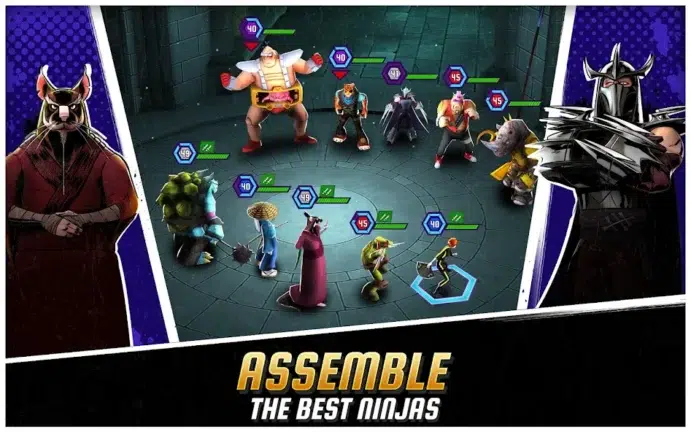 تحميل لعبة Ninja Turtles Legends مهكرة Apk للاندرويد 2025 اخر اصدار مجانا
