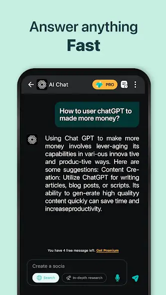 تنزيل برنامج Chat GPT 4o Pro مهكر Apk للاندرويد 2025 اخر اصدار مجانا