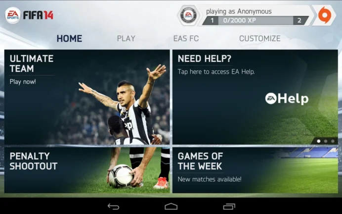 تحميل لعبة فيفا 14 FIFA 14 Legacy Edition مهكرة Apk للاندرويد اخر اصدار مجانا