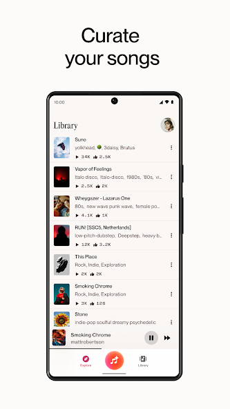 تحميل تطبيق Suno AI Music مهكر Apk للاندرويد 2025 اخر اصدار مجانا