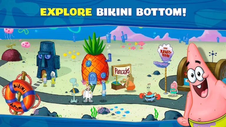 تحميل لعبة SpongeBob Krusty Cook-Off مهكرة Apk للاندرويد 2026 اخر اصدار مجانا