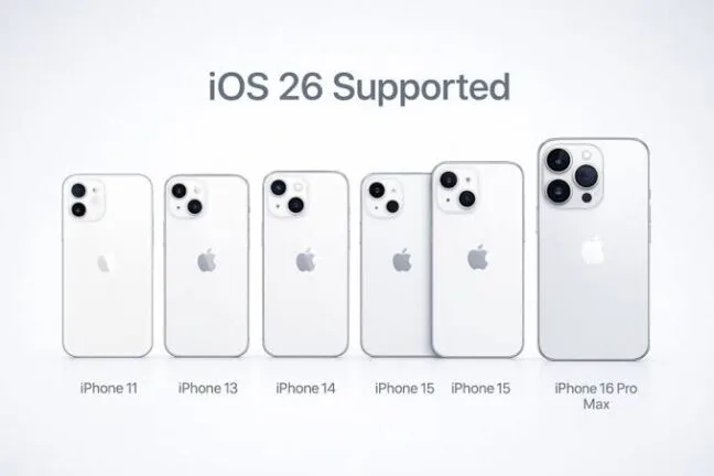 تحديث iOS 26 المزايا الكاملة والهواتف المؤهلة وموعد الإصدار