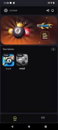 تحميل تطبيق لعبة Snake 8 Ball Pool مهكر Apk للاندرويد 2025 اخر اصدار مجانا