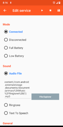 تحميل تطبيق Battery Sound Notification مهكر Apk للاندرويد 2026 اخر اصدار مجانا