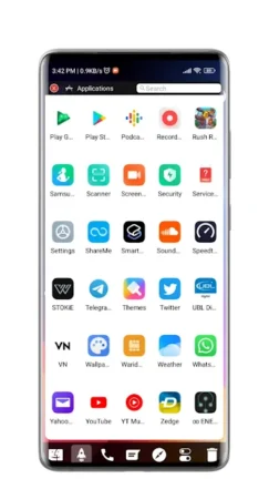 تحميل تطبيق Mak Book OS 14 Launcher مهكر Apk لتحويل هاتفك إلى MacBook للاندرويد 2026 اخر اصدار مجانا