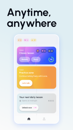 تحميل تطبيق Speak English with Loora AI مهكر Apk للاندرويد 2026 اخر اصدار مجانا