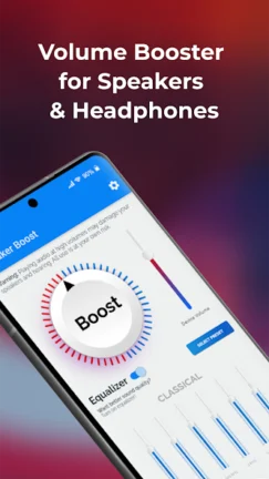 تحميل تطبيق مكبر الصوت Speaker Booster مهكر Apk للاندرويد 2025 اخر اصدار مجانا