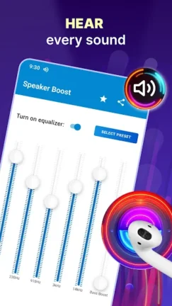 تحميل تطبيق مكبر الصوت Speaker Booster مهكر Apk للاندرويد 2025 اخر اصدار مجانا