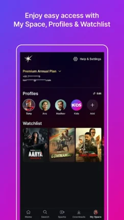 تحميل تطبيق هوت ستار JioHotstar مهكر Apk للاندرويد 2025 اخر اصدار مجانا