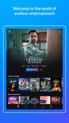 تحميل تطبيق هوت ستار JioHotstar مهكر Apk للاندرويد 2025 اخر اصدار مجانا