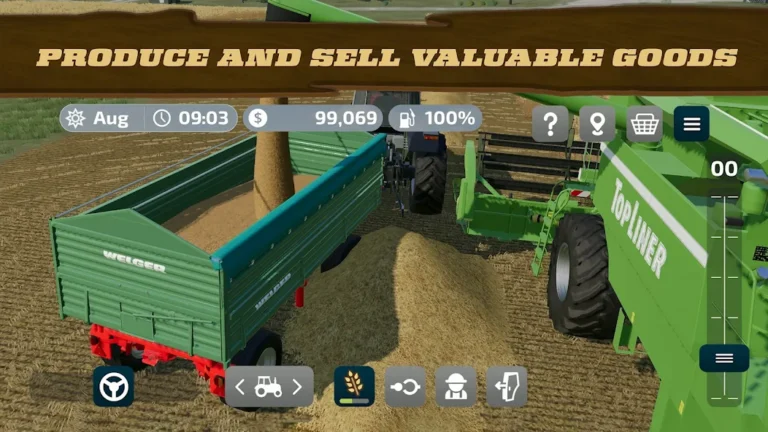 تحميل لعبة Farming Simulator 23 NETFLIX مهكرة Apk للاندرويد 2025 اخر اصدار مجانا