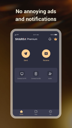تحميل تطبيق SHAREit Pure Premium مهكر Apk للاندرويد 2025 اخر اصدار مجانا