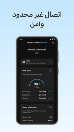 تحميل تطبيق هوت سبوت شيلد Hotspot Shield مهكر Apk للاندرويد 2025 اخر اصدار مجانا