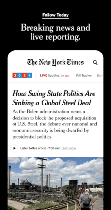 تحميل تطبيق The New York Times مهكر Apk للاندرويد 2025 اخر اصدار مجانا