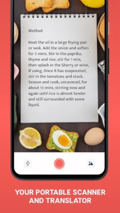 تحميل تطبيق Scan & Translate مهكر Apk للاندرويد 2025 اخر اصدار مجانا