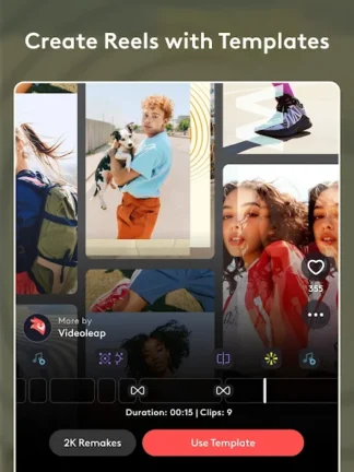 تحميل برنامج فيديو ليب Videoleap Pro مهكر Apk للاندرويد 2025 اخر اصدار مجانا