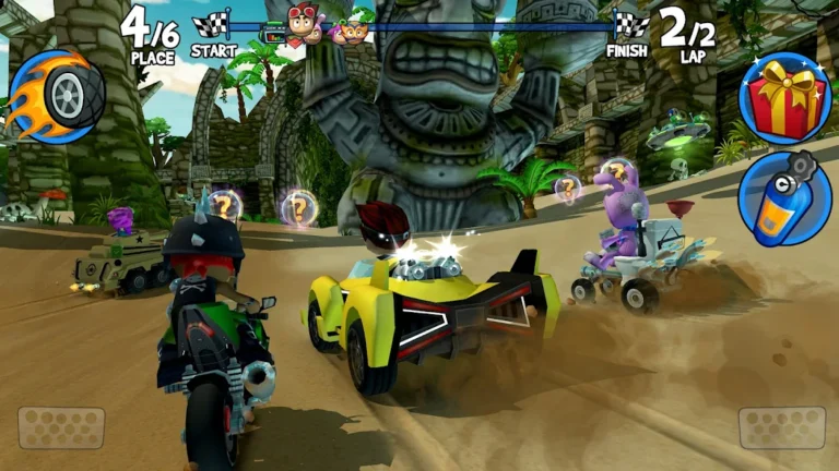 تنزيل لعبة BB Racing 2 مهكرة Apk للاندرويد 2025 اخر اصدار مجانا