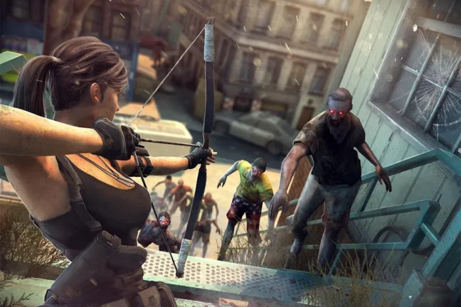 تحميل لعبة حرب الزومبي Zombie Frontier 3 مهكرة Apk للاندرويد 2025 اخر اصدار مجانا
