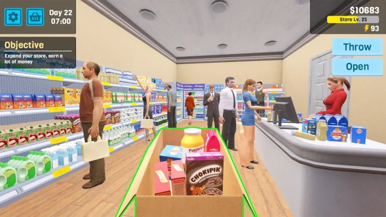 تحميل محاكي السوبر ماركت Supermarket Simulator مهكرة Apk للاندرويد 2025 اخر اصدار مجانا
