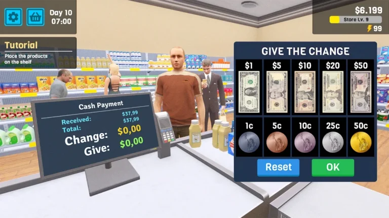 تحميل محاكي السوبر ماركت Supermarket Simulator مهكرة Apk للاندرويد 2025 اخر اصدار مجانا